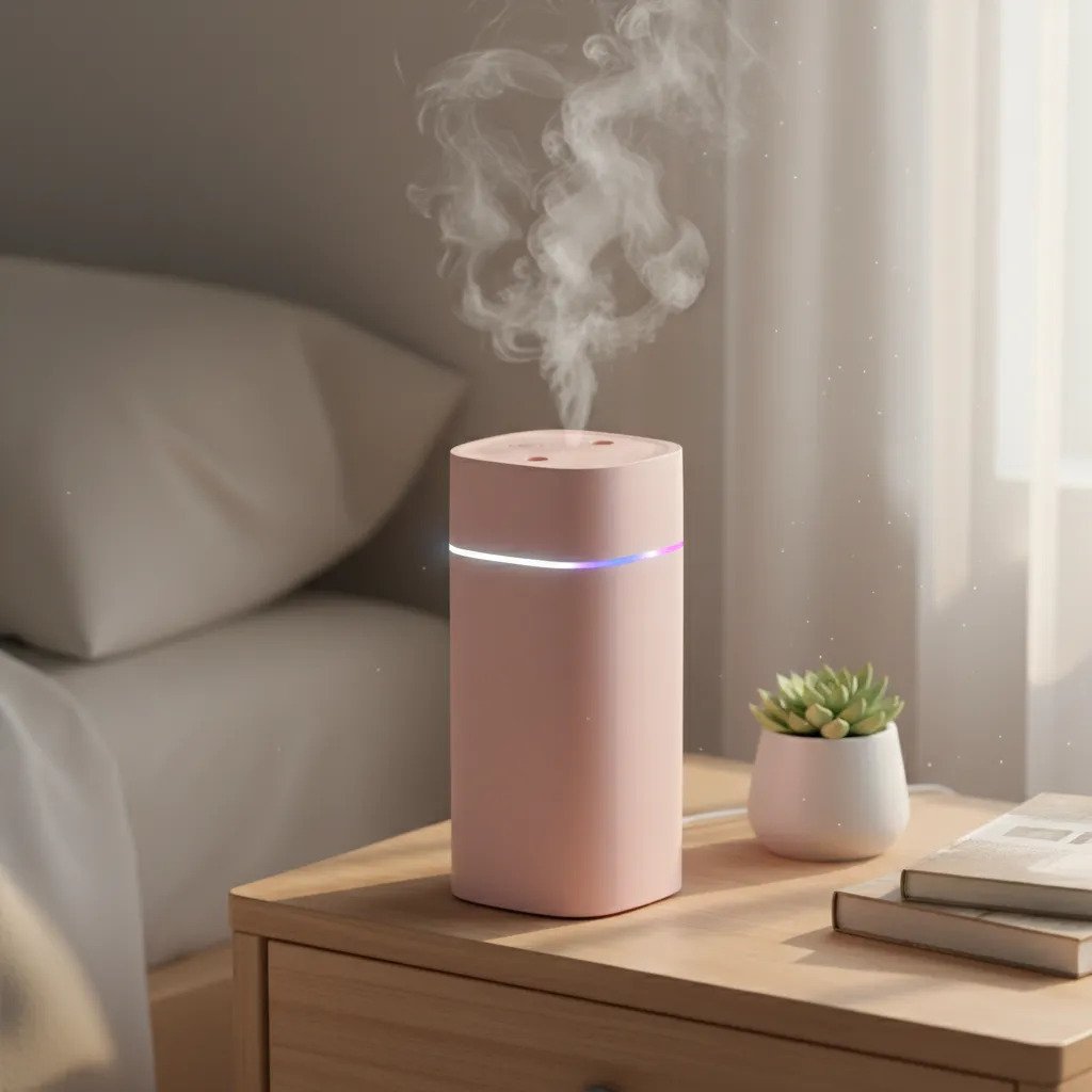 Umidificador De Ar Sd08-03 Portátil - Rosa
