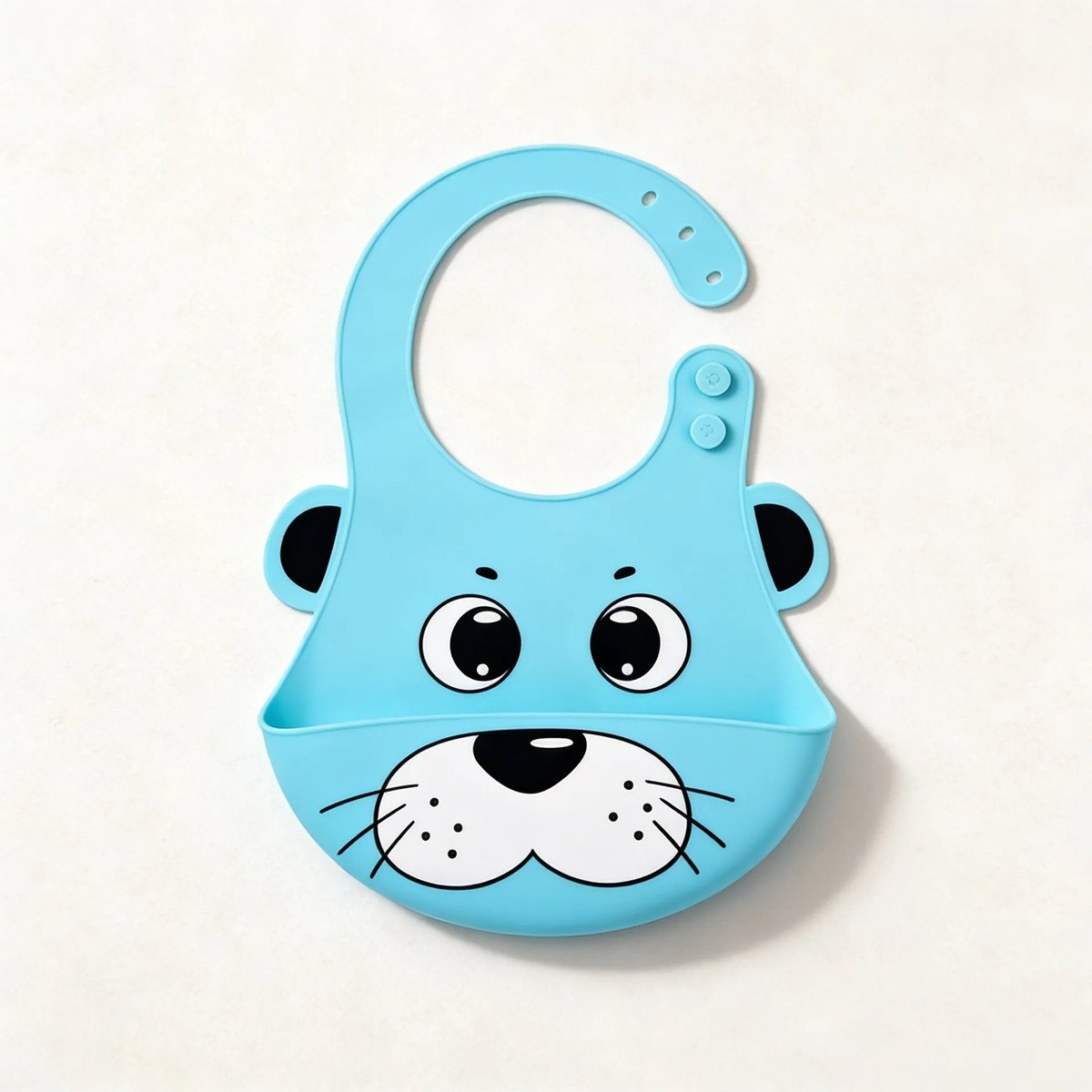 Babador Infantil Silicone Impermeável Ursinho
