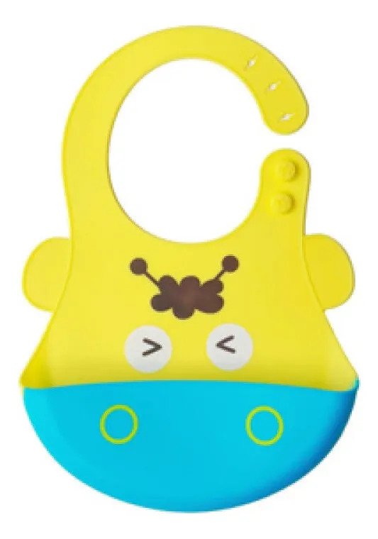 Babador Silicone Impermeável Abelhinha