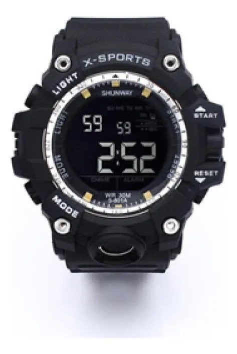 Relógio Digital Esportivo X-sports Resistente A Água Preto
