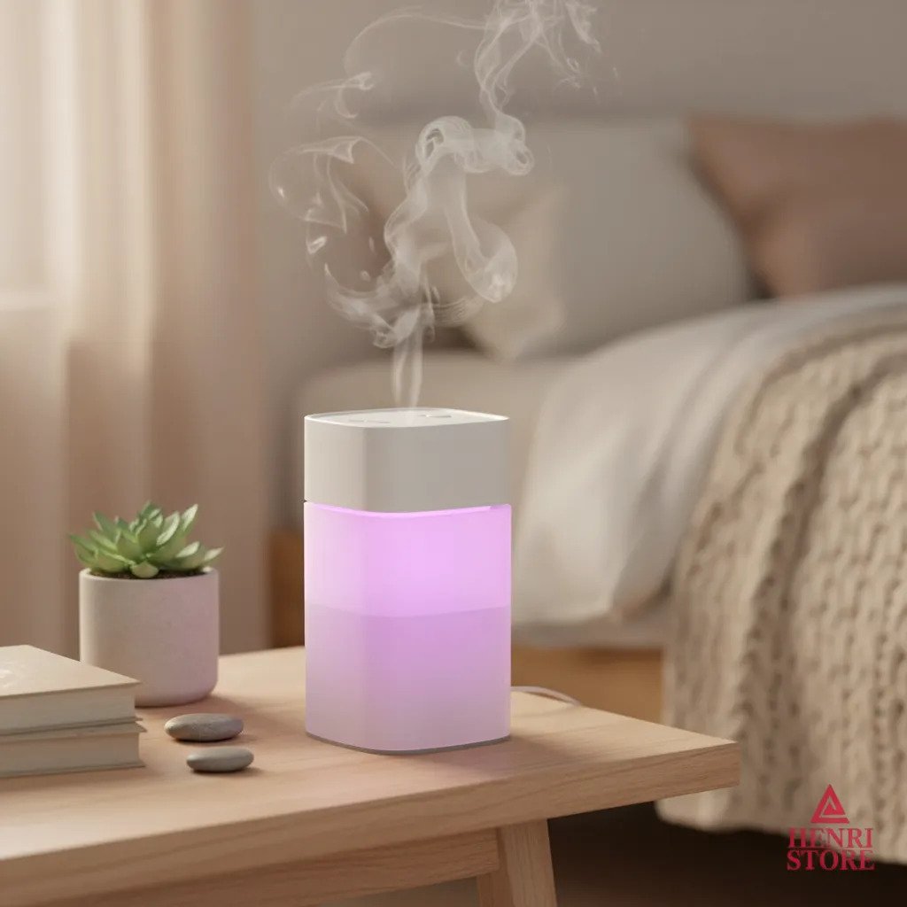 Umidificador De Ar Sd07-02 Portátil - Rosa