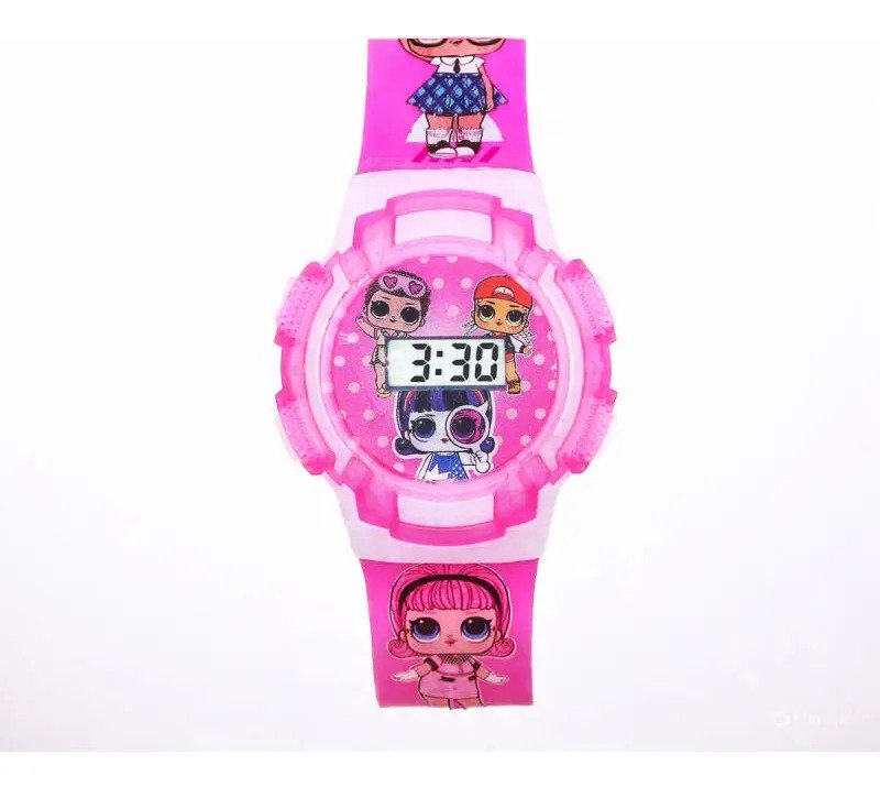 Relógio Infantil L.o.l. Surprise Feminino  Rosa