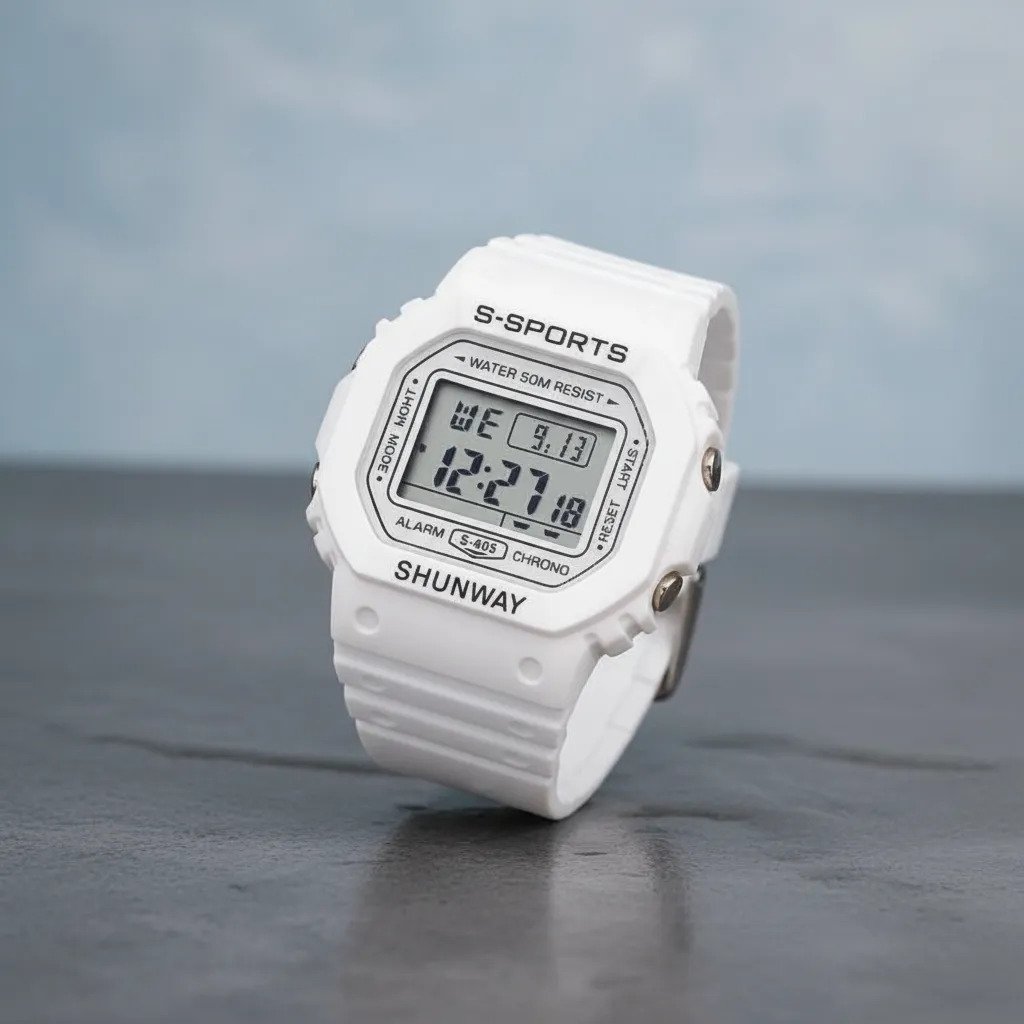 Relógio Digital Esportivo Shunway S-605  À Prova D'á Bran