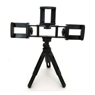 Suporte de Celular com Mini Tripé Universal Ajustável 360°